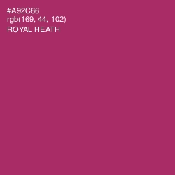 #A92C66 - Royal Heath Color Image